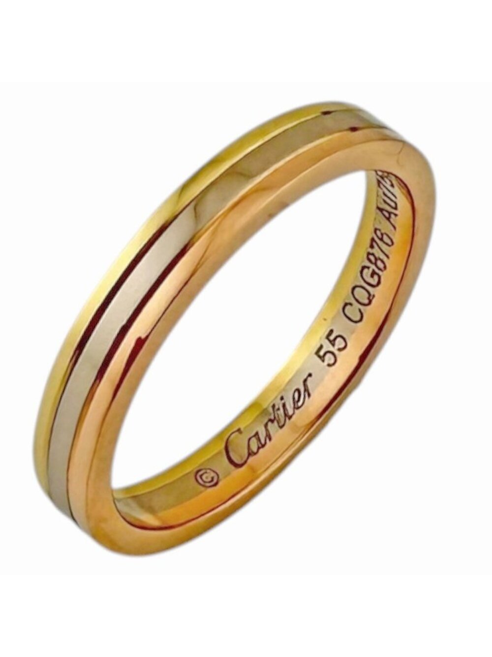Cartier Vendome Louis Wedding Ring 18k Yellow Gold